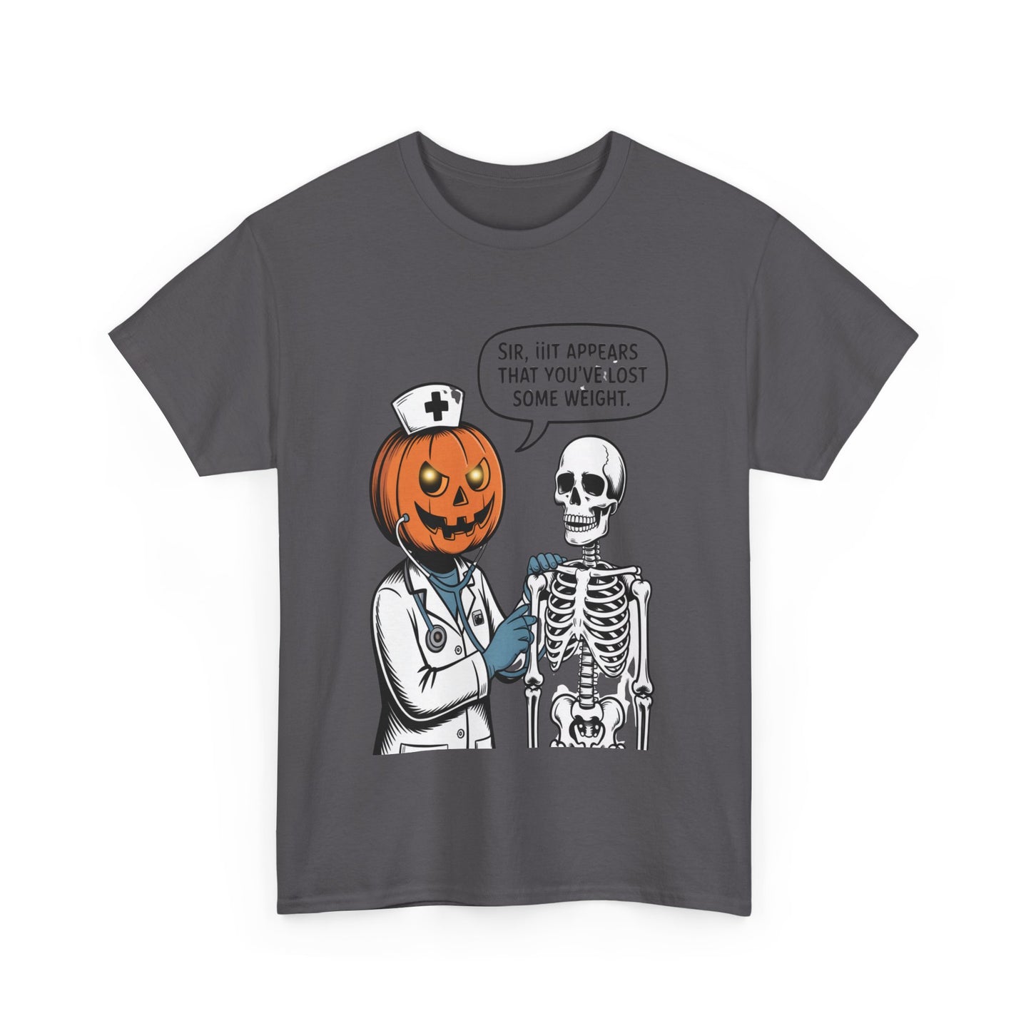 Halloween Pumpkin Doctor Tee, Spooky Funny T-Shirt, Unisex Graphic Tee, Halloween Costume Shirt, Cute Halloween Gift