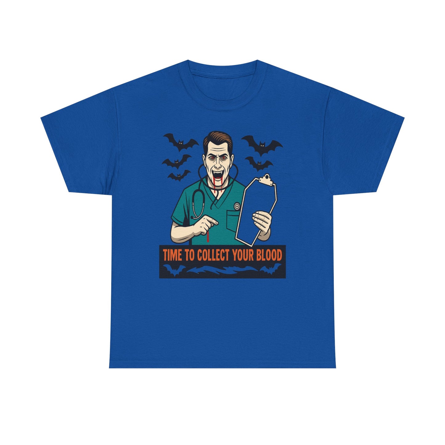 Halloween Doctor Tee, Unisex Heavy Cotton, Spooky Apparel, Medical Humor Shirt, Horror Fan Gift, Costume Party Top