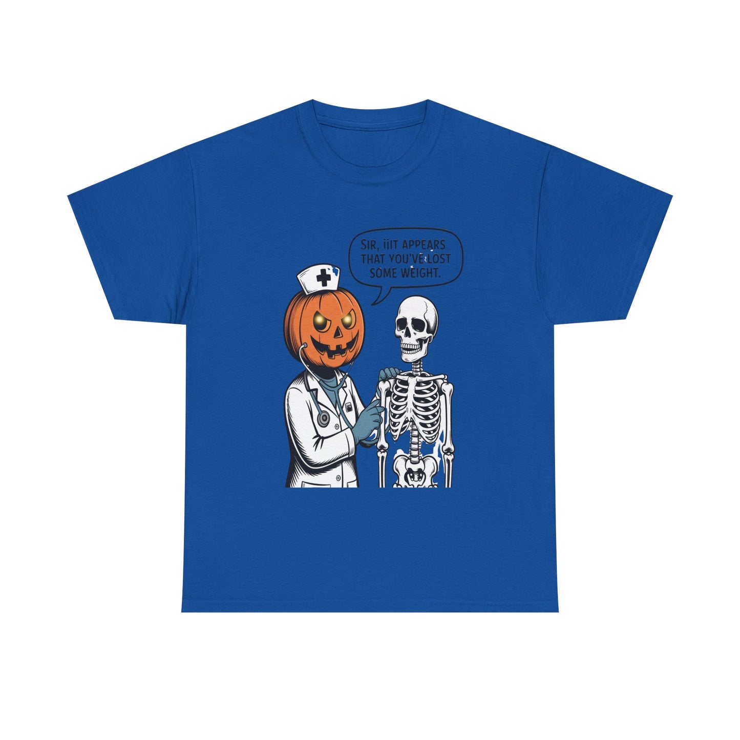 Halloween Pumpkin Doctor Tee, Spooky Funny T-Shirt, Unisex Graphic Tee, Halloween Costume Shirt, Cute Halloween Gift