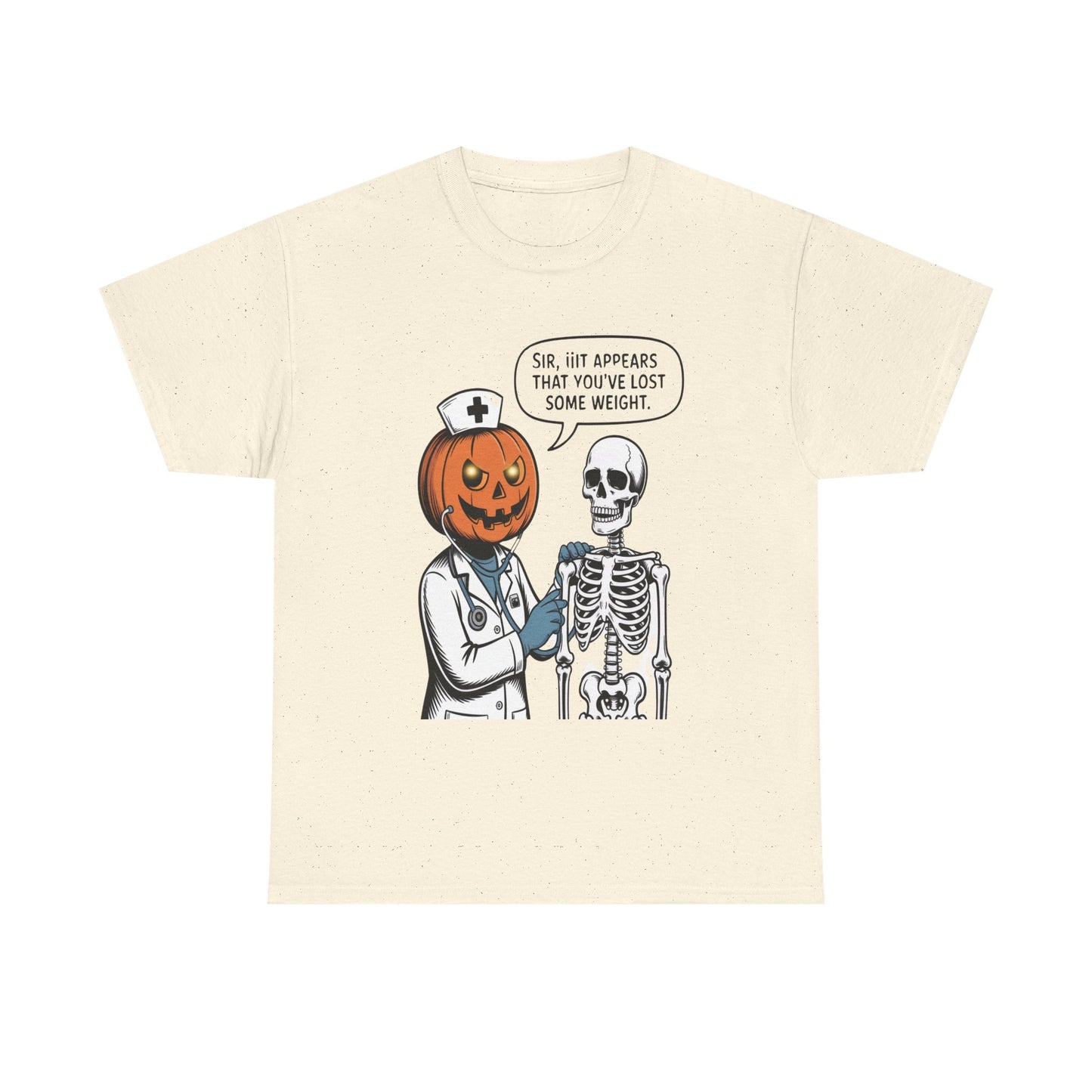Halloween Pumpkin Doctor Tee, Spooky Funny T-Shirt, Unisex Graphic Tee, Halloween Costume Shirt, Cute Halloween Gift