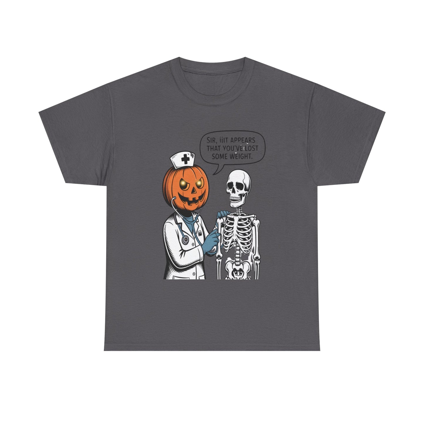 Halloween Pumpkin Doctor Tee, Spooky Funny T-Shirt, Unisex Graphic Tee, Halloween Costume Shirt, Cute Halloween Gift