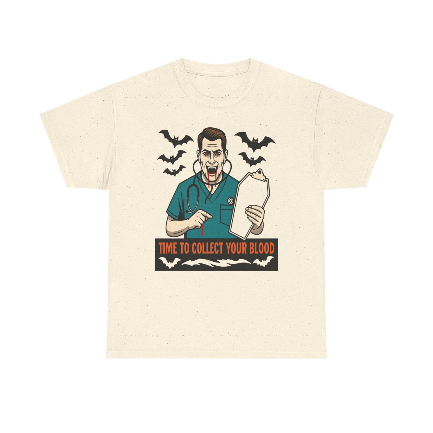 Halloween Doctor Tee, Unisex Heavy Cotton, Spooky Apparel, Medical Humor Shirt, Horror Fan Gift, Costume Party Top