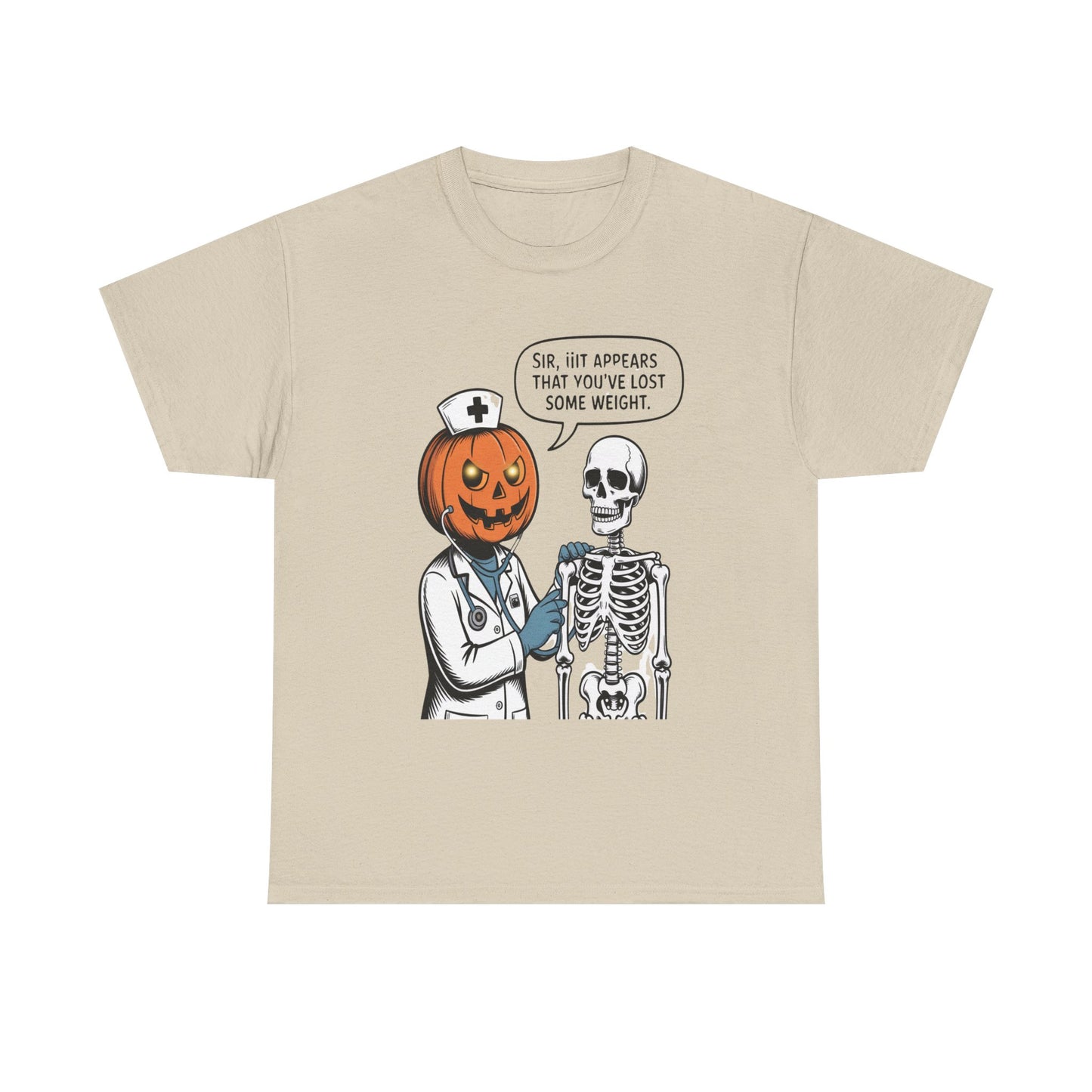 Halloween Pumpkin Doctor Tee, Spooky Funny T-Shirt, Unisex Graphic Tee, Halloween Costume Shirt, Cute Halloween Gift
