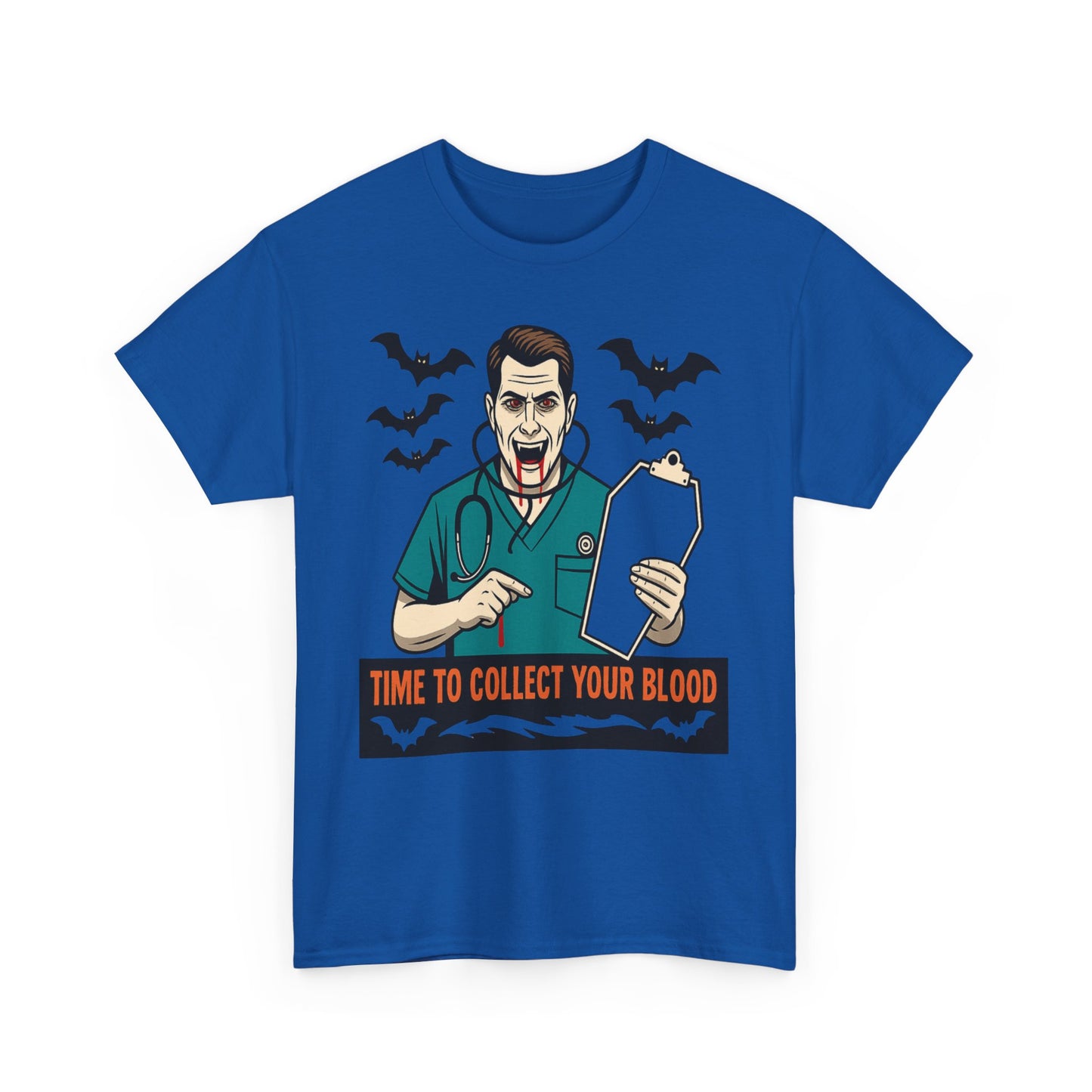 Halloween Doctor Tee, Unisex Heavy Cotton, Spooky Apparel, Medical Humor Shirt, Horror Fan Gift, Costume Party Top
