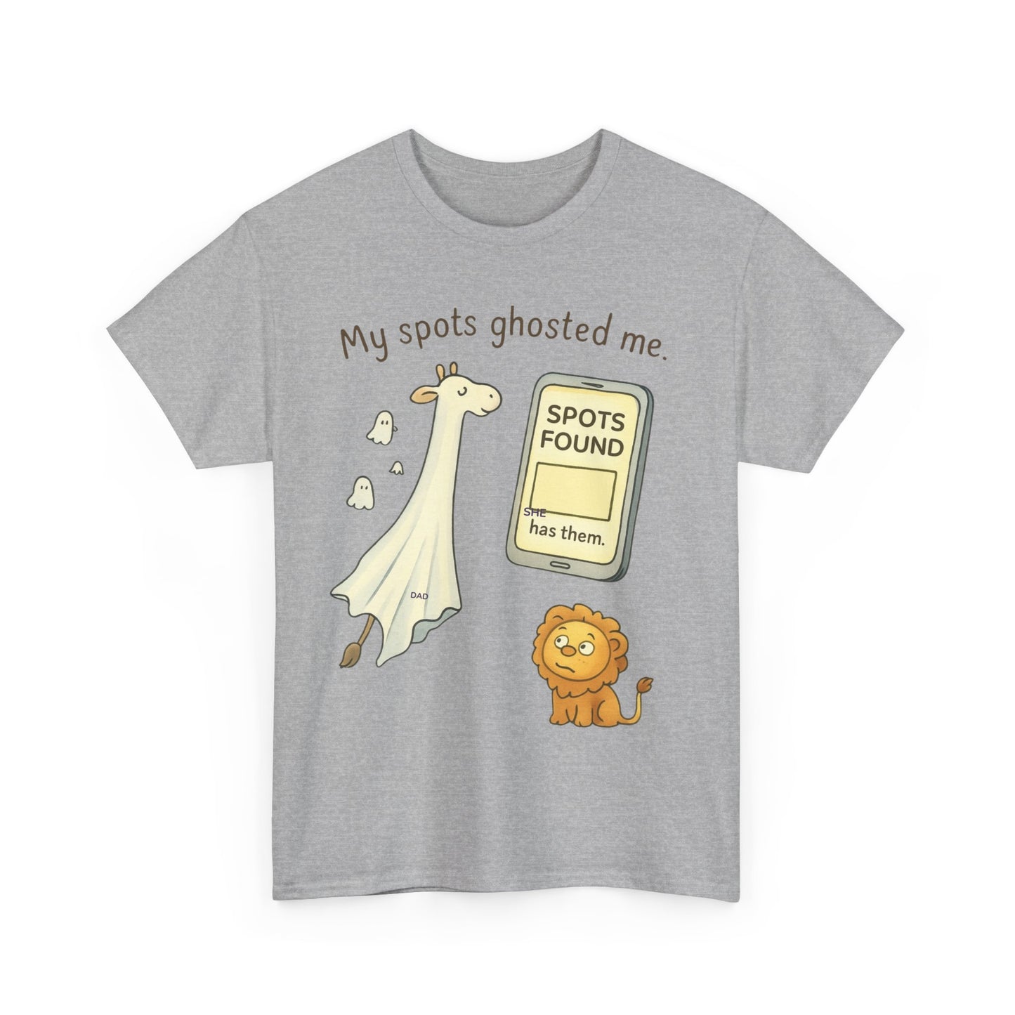 Ghosted Giraffe Tee | Funny Animal Shirt, Unisex Tee, Gift for Animal Lovers, Halloween Shirt, Cute Graphic Tee, Casual Wear