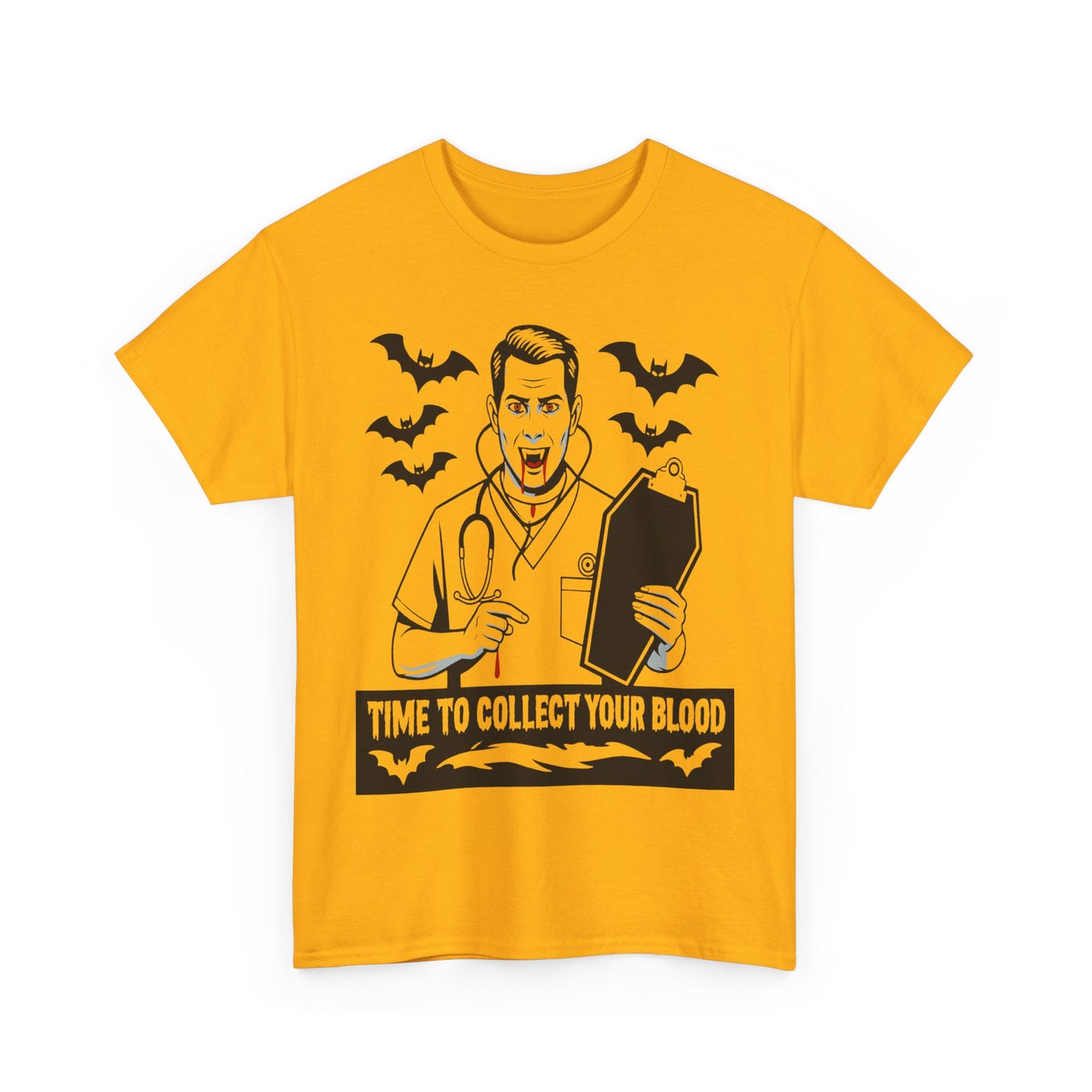 Funny Halloween Doctor Tee, Unisex Heavy Cotton Tee, Spooky Gift for Nurses, Halloween Costume, Medical Humor Tee