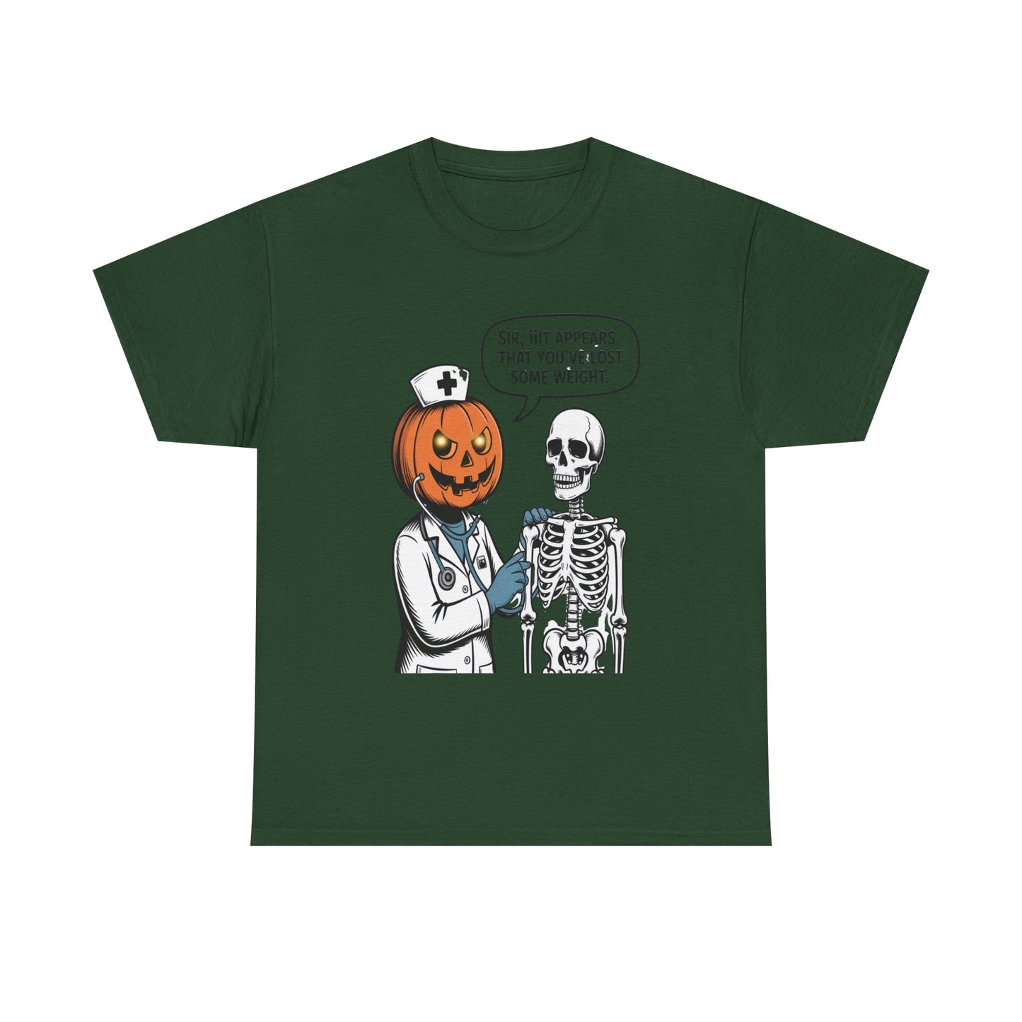 Halloween Pumpkin Doctor Tee, Spooky Funny T-Shirt, Unisex Graphic Tee, Halloween Costume Shirt, Cute Halloween Gift