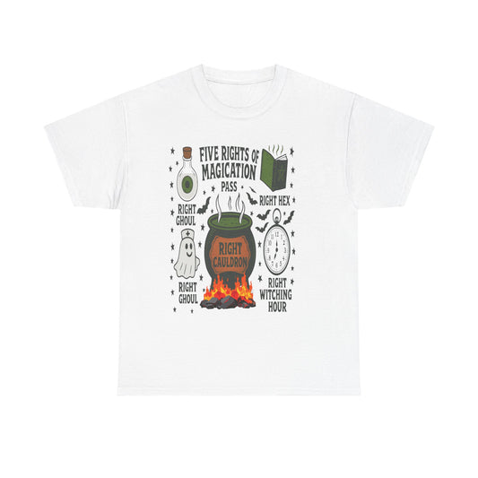 Magical Rights Tee - Halloween Costume Shirt, Spellbound Shirt, Witchy Gift, Unisex T-Shirt for Fall Celebrations, Halloween Party