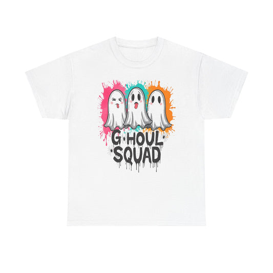 Ghoulishly Fun Unisex Tee | Halloween T-Shirt, Ghost Squad Shirt, Spooky Season Apparel, Cute Halloween Gift, Unisex Casual Wear