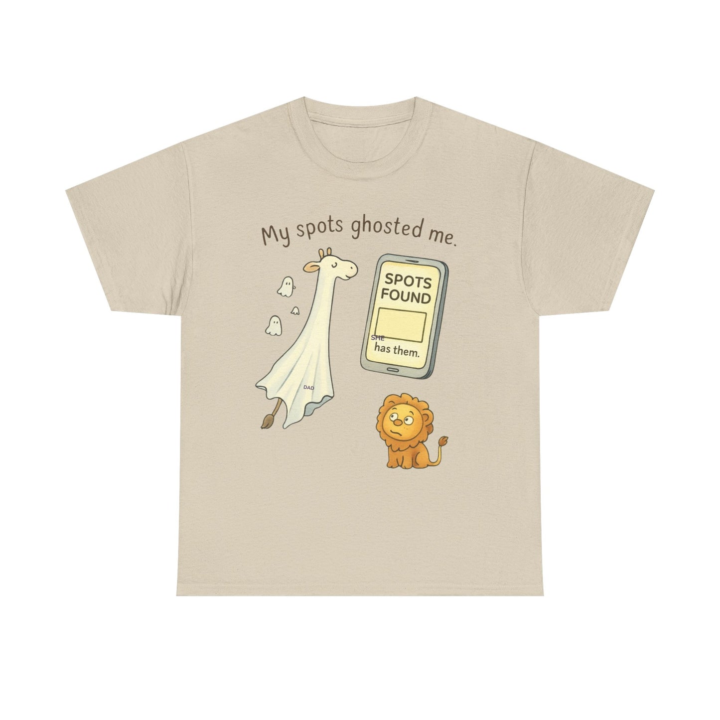 Ghosted Giraffe Tee | Funny Animal Shirt, Unisex Tee, Gift for Animal Lovers, Halloween Shirt, Cute Graphic Tee, Casual Wear