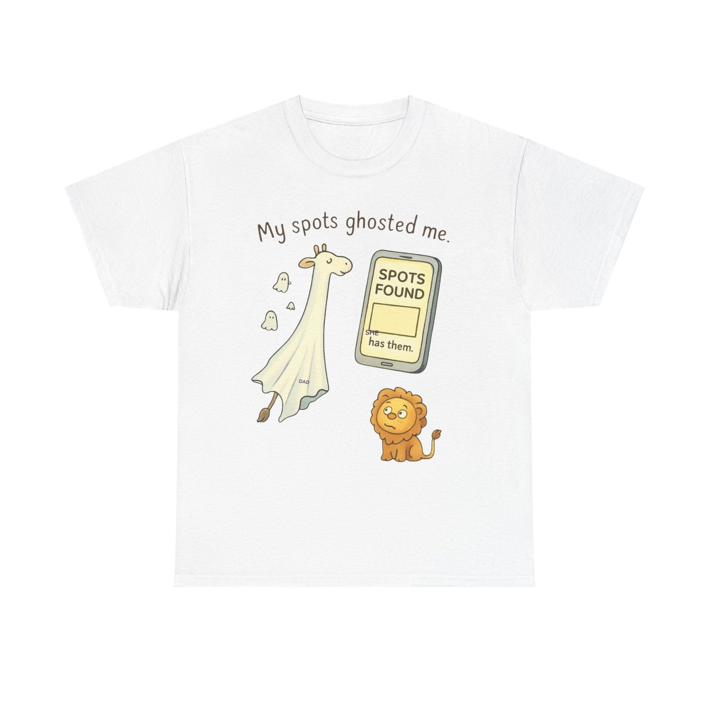 Ghosted Giraffe Tee | Funny Animal Shirt, Unisex Tee, Gift for Animal Lovers, Halloween Shirt, Cute Graphic Tee, Casual Wear
