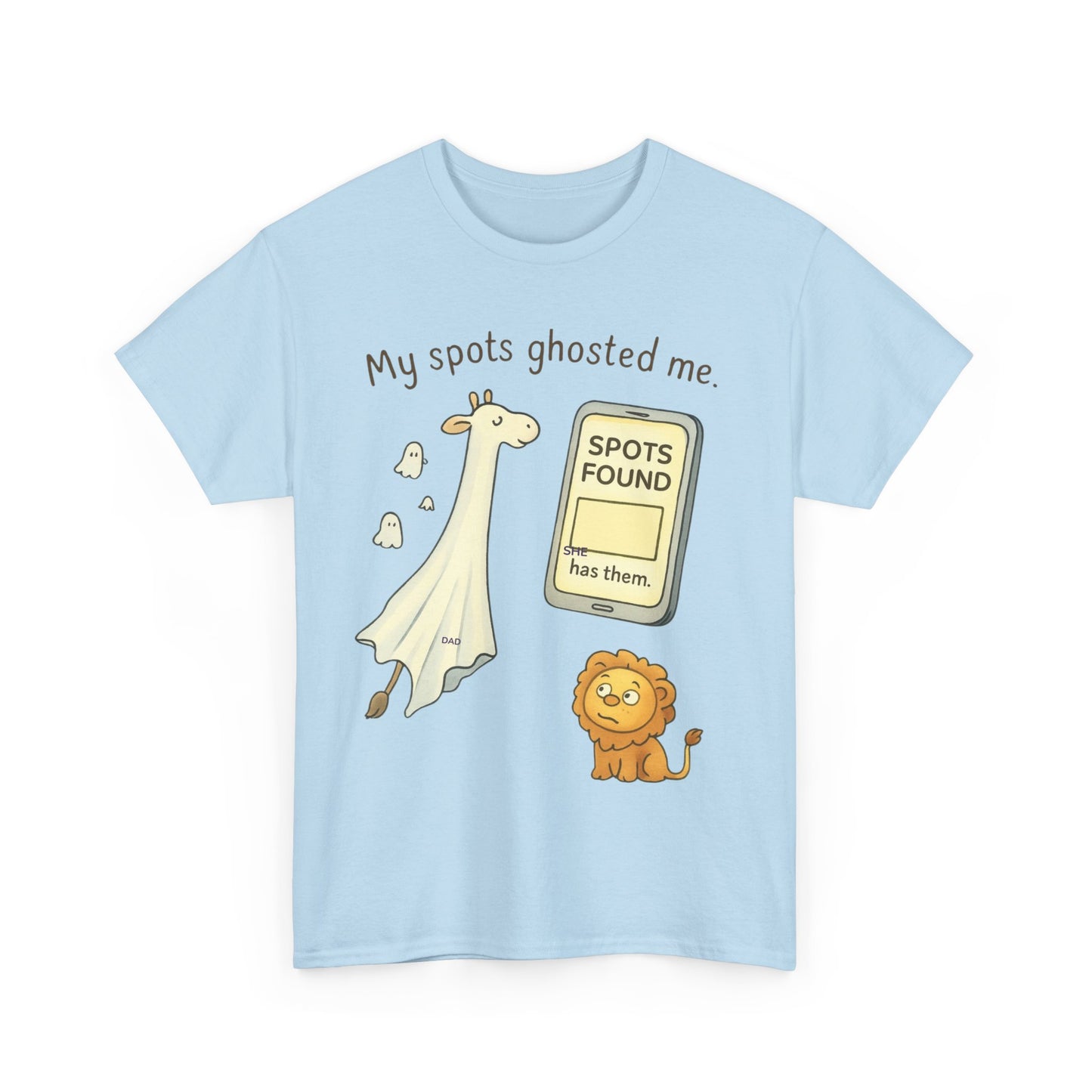 Ghosted Giraffe Tee | Funny Animal Shirt, Unisex Tee, Gift for Animal Lovers, Halloween Shirt, Cute Graphic Tee, Casual Wear