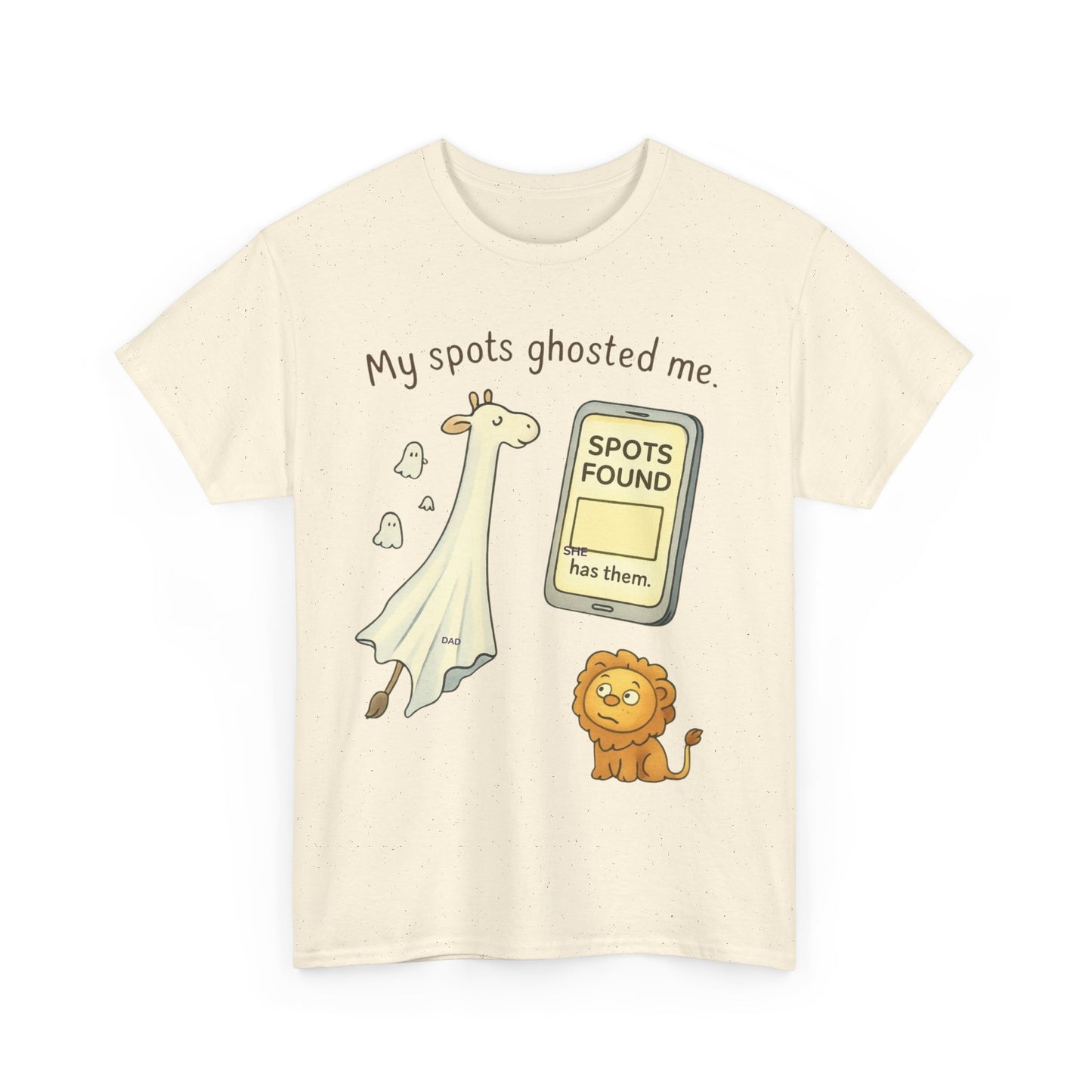 Ghosted Giraffe Tee | Funny Animal Shirt, Unisex Tee, Gift for Animal Lovers, Halloween Shirt, Cute Graphic Tee, Casual Wear