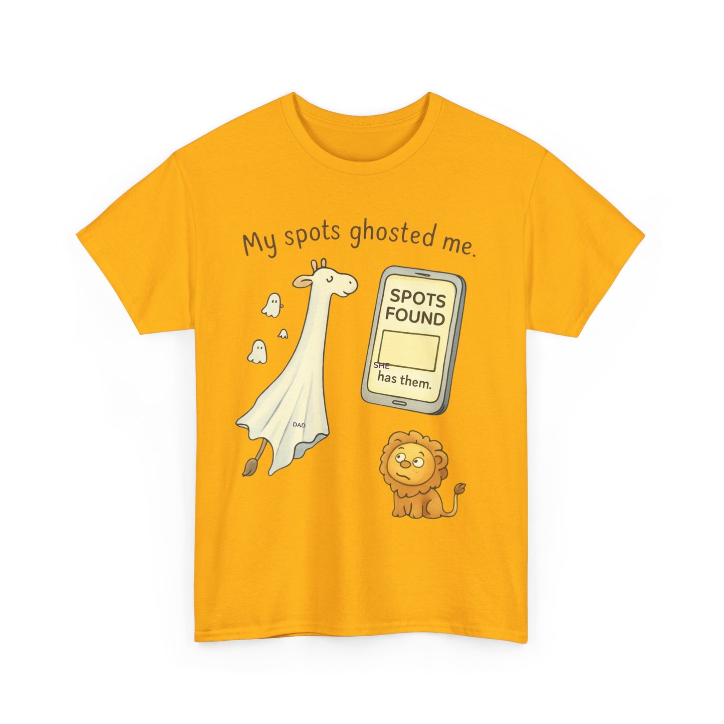 Ghosted Giraffe Tee | Funny Animal Shirt, Unisex Tee, Gift for Animal Lovers, Halloween Shirt, Cute Graphic Tee, Casual Wear