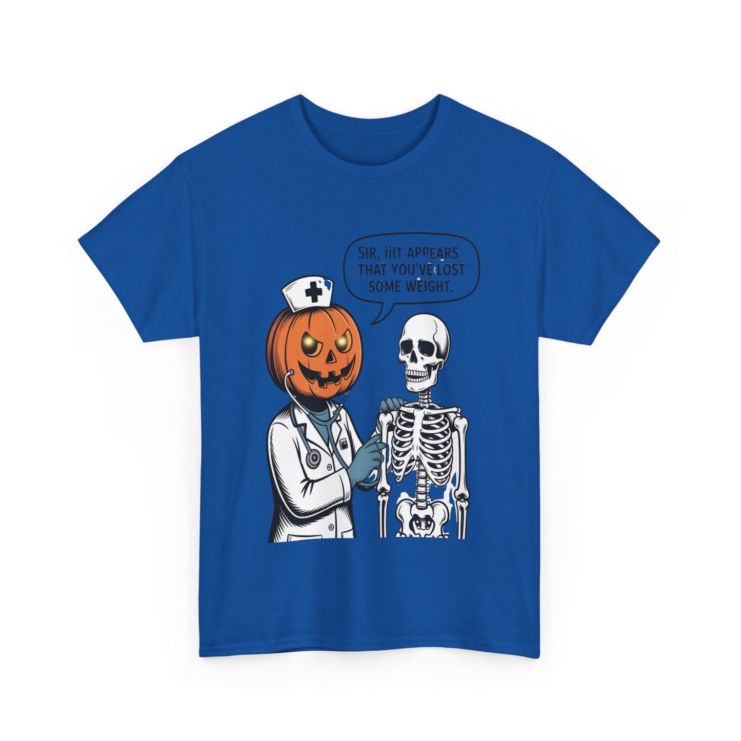 Halloween Pumpkin Doctor Tee, Spooky Funny T-Shirt, Unisex Graphic Tee, Halloween Costume Shirt, Cute Halloween Gift