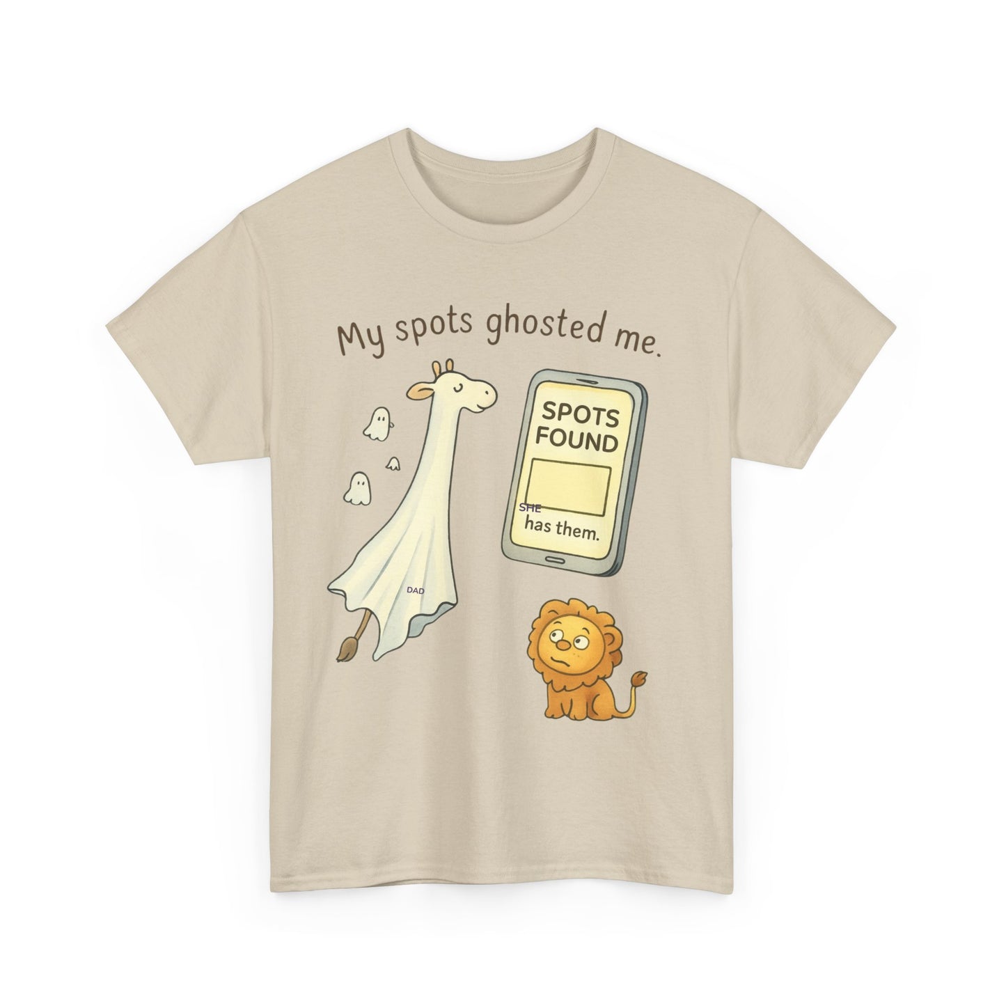 Ghosted Giraffe Tee | Funny Animal Shirt, Unisex Tee, Gift for Animal Lovers, Halloween Shirt, Cute Graphic Tee, Casual Wear